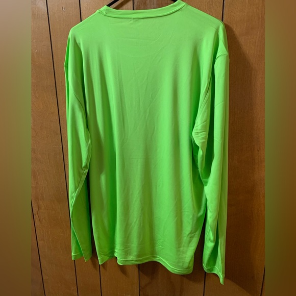 NWOT Sport-Tek Sport Performance Long Sleeve T-Shirt in Lime Neon Green Size L - Picture 5 of 6